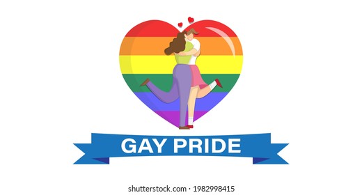 ilustración vectorial del día del orgullo LGBTQ, el mes del orgullo