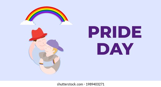ilustración vectorial del día del orgullo LGBTQ, el mes del orgullo