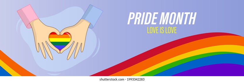 vector illustration for LGBTQ pride day, the month of pride