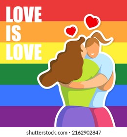 vector illustration for LGBTQ pride day, the month of pride