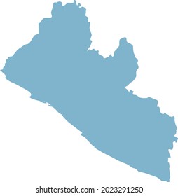 vector illustration of Liberia map