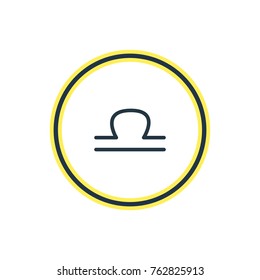 Vector Illustration Of Libra Outline. Beautiful Galaxy Element Also Can Be Used As Scales Element.