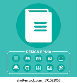 Vector Illustration Library Icon