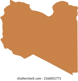 Vector Illustration of Libya map