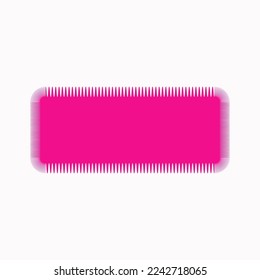 Vector illustration of lice comb icon or symbol