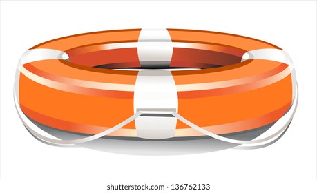 Vector illustration of Life Belt