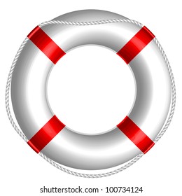 Vector illustration of Life Buoy