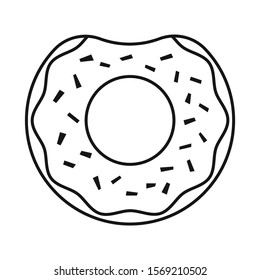 Vector illustration of lifebuoy and lifebelt icon. Web element of lifebuoy and inflatable stock symbol for web.