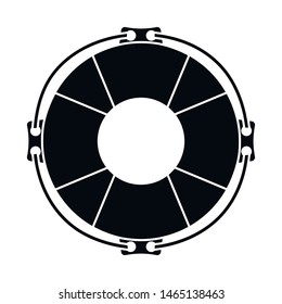 Vector illustration of lifebuoy and ring symbol. Set of lifebuoy and aid stock vector illustration.