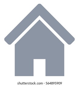 Vector Illustration with Light Blue Home Icon
