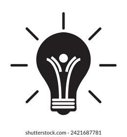 vector illustration of light bulb