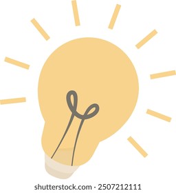 Vector Illustration of Light Bulb
