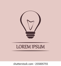 Vector illustration of light bulbs 