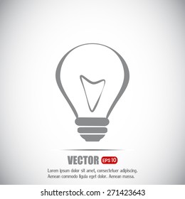 Vector illustration of light bulbs 