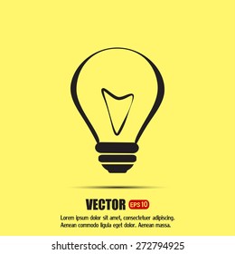 Vector illustration of light bulbs 