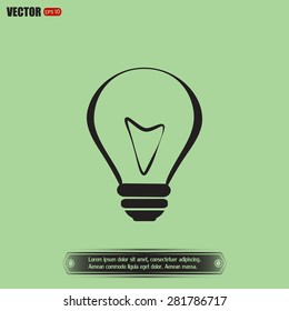 Vector illustration of light bulbs 