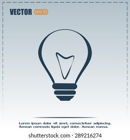 Vector illustration of light bulbs