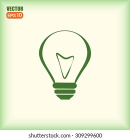Vector illustration of light bulbs 