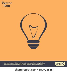 Vector illustration of light bulbs 