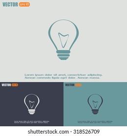 Vector illustration of light bulbs 