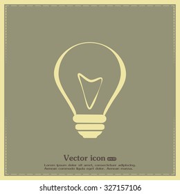 Vector illustration of light bulbs 
