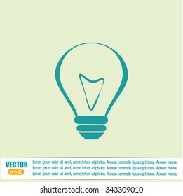 Vector illustration of light bulbs 