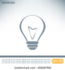 Vector illustration of light bulbs 