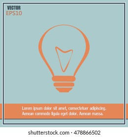 Vector illustration of light bulbs 