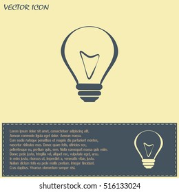 Vector illustration of light bulbs 