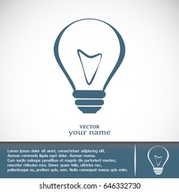 Vector illustration of light bulbs 