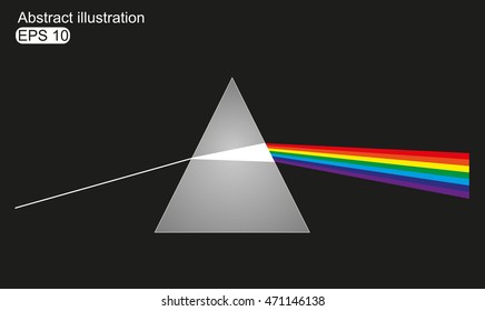 Vector Illustration Of Light Dispersion