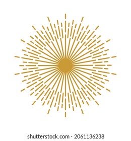 vector illustration light element.sun light logo element.