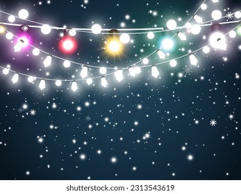 Ilustración vectorial de un páramo luminoso en el fondo.