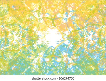 A vector illustration of light nature background.