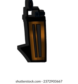 vector illustration of a lighter