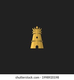 vector illustration of lighthouse crown