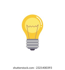 Ilustración vectorial de la bombilla de iluminación