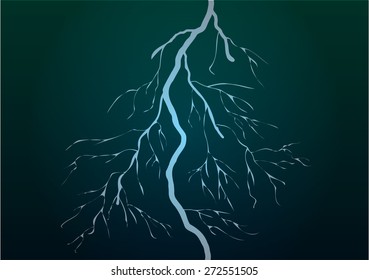 Vector Illustration. Lightning.