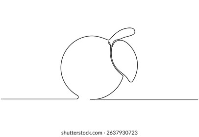 Vector illustration of Lime fruit with slice showing juicy flesh and leaf black and white drawing For children, Black and white picture of orange fruit for children's cartoon coloring.