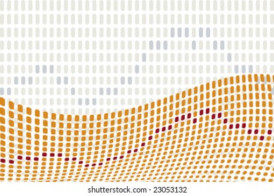 Vector illustration of line chart. Global editable colors. Only global colors. CMYK. Easy color and proportions changes.