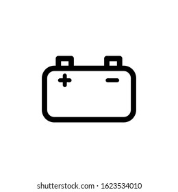 Vector, Illustration, Line design template, battery icon
