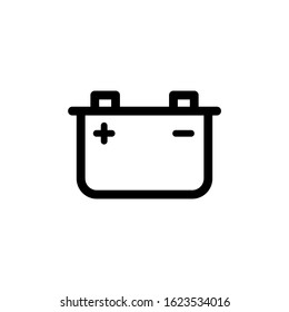 Vector, Illustration, Line design template, battery icon