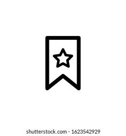 Vector, Illustration, Line design template, bookmark icon