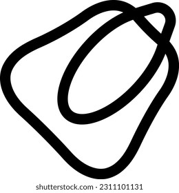 Vektorgrafik eines Zeilensymbols eines Maiskorns.
