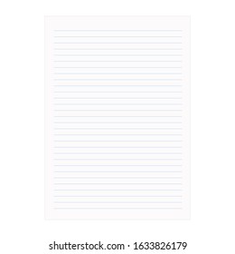 Vector illustration line of notebook for use as background - Vector