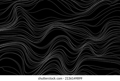 Vector illustration of line pattern abstract background. wavy