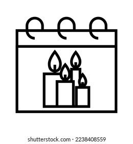 Vector illustration. Line stroke icons. Holiday symbols. Merry Christmas and Happy New Year icons set. Editable vector graphics.