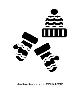 Ilustración vectorial. Iconos de trazo de línea. Símbolos de vacaciones. Los íconos de Feliz Navidad y Feliz Año Nuevo están listos. Gráficos vectoriales editables.