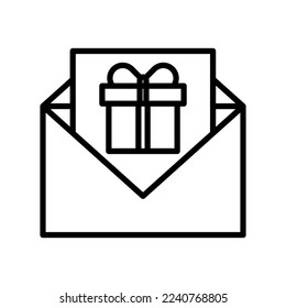 Vector illustration. Line stroke icons. Holiday symbols. Merry Christmas and Happy New Year icons set. Editable vector graphics.