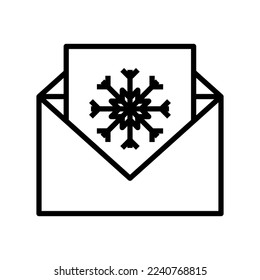Vector illustration. Line stroke icons. Holiday symbols. Merry Christmas and Happy New Year icons set. Editable vector graphics.